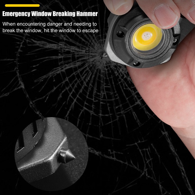 LED Keychain Flashlight Multi Functional High Brightness Portable Mini COB