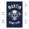 Warpathic Custom Skull Weights Gym Flag