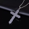 Syrios Gifts Crucifix Jesus, Christan Necklace - Gold - Catholic