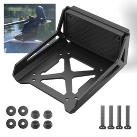 Universal Transom Trolling Motor Mount for Kayaks,Heavy Duty Marine-Grade Stern Drive Trolling Motor Mounting Bracket for Any Boat with a Flat Stern, Universal Fit for Electric Trolling Motors Only