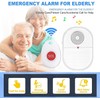 Daytech Wireless Caregiver Pager Vibration Alert System, SOS Emergency Call