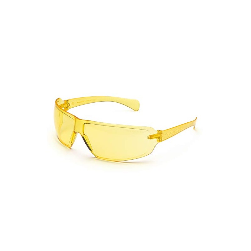 Univet 553Z.01.01.03"No. 553Z Safety Goggles with Glass, Yellow