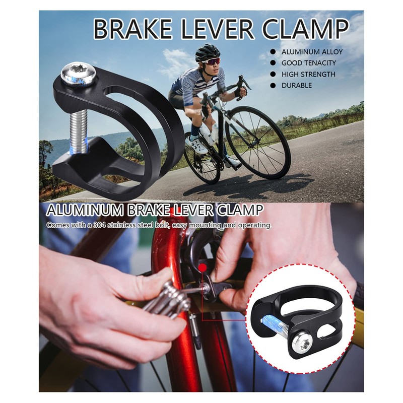 Bike Clamp, Brake Lever Clamp, Aluminum Brake Lever Clamp for