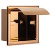 Embedded Style Toilet Paper Holder Stainless Steel Paper Towel Holder