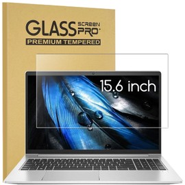 15.6 inch Laptop Screen Protector Tempered Glass Compatible with Other All 15.6" Laptops Portable Monitor with 16:9 Aspect Ratio,(345x194 / W x H)-Ultra Clear & 9H Hardness ,15.6 Tempered Glass Shield
