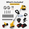 Cordless Grass Trimmer for Lawn & Garden Care – 21V