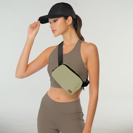 C.C Belt Bag for Women Fanny Pack Crossbody Bags for Women Fashion Waist Packs with Adjustable Strap Gifts for Women (BG-4253) (khaki)
