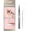 Nail Liner Brush, Fine Line Nail art Brushes 5/9/15/20/25mm Thin