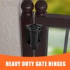 KOVOSCH Heavy Duty Gate Hinges, Adjustable Gate Hinges for Self-Closing