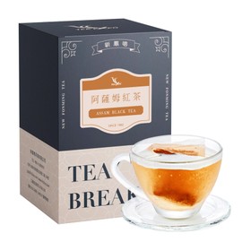 Fonming Tea - Organic Assam Black Tea Bags – Individually Wrapped, Caffeinated, Bold & Malty Flavor, Enjoy Hot or Iced, Ideal for Breakfast or Afternoon Tea