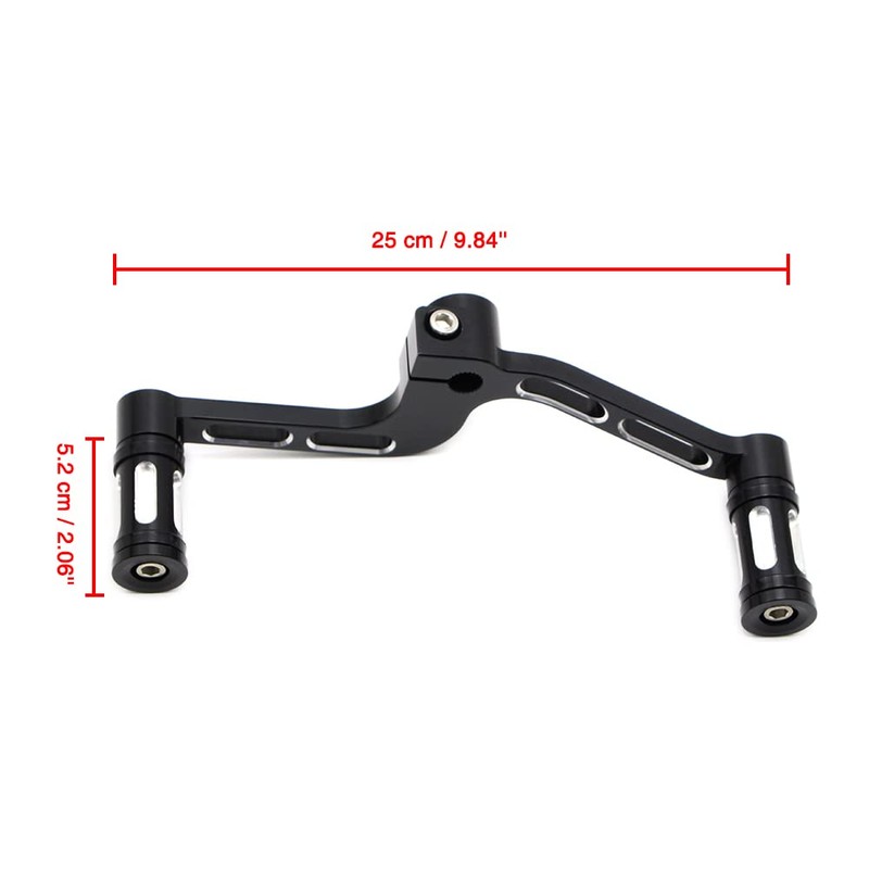 Dreamseek Motorcycle Heel Toe Gear Shift Lever + Shift Peg