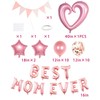 Happy Mother's Day Balloons Set, Pink Rose Gold Best Mom