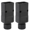 2pcs IEC320 C20 Power Socket Adapter Receptacle Connector Copper PVC