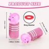 4Pack Flamingo Tire Valve Stem Caps Cute Car Accessories Aluminum