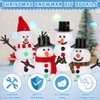 9 Pack Christmas Crafts, DIY Christmas Snowman Clay for Kids,