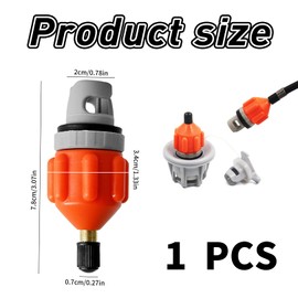 SUP Pumpenadapter,SUP Ventil Adapter für Kompressor,Schlauchboot Motor Zubehör,Luftpumpe Adapter Luftventiladapter Elektrisch,Ventiladapter für Stand Up Paddling Board,Paddelboard,Kajak,Mistralsup