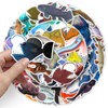 50 Pcs Deep-sea Fish Stickers for Kids Teens Adults Boys