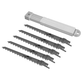 HSHa Reciprocating Saw Blades 6 inch Wood Metal Saw Blades 6 TPI, 5PCS, Grey