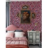 Ismoon Leopard Print Peel and Stick Wallpaper Pink Cheetah for