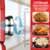 Sailnovo Pasta Maker Machine, 180 Roller Pasta Maker, 9 Adjustable
