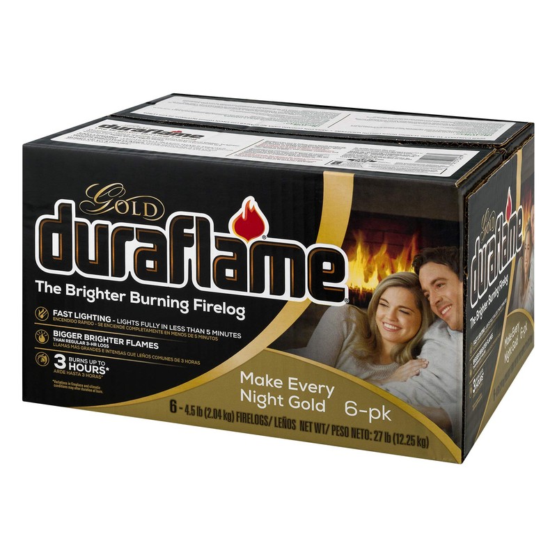 Duraflame 4.5 Pound Gold Ultra Premium 3 Hour Burn Firelogs