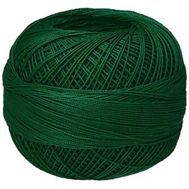Handy Hands Lizbeth Egyptian Cotton Crochet Thread, Tatting Thread, and Knitting Thread Lace Size 20 (25 Grams 210 Yards) – HH20638 (Christmas Green)
