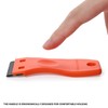 EHDIS 1.5" Plastic Razor Scraper Tool with 10pcs Double Edged