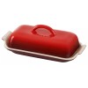 Le Creuset Cerise Butter Dish Stoneware Nonstick Dishwasher Safe Colorful