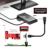 NFHK Left Angled 90 Degree OcuLink PCIe 4.0 PCI-Express SFF-8611