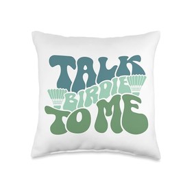 Talk Birdie To Me Throw Pillow