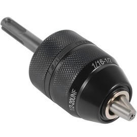 Wolfride 2-13mm Keyless Drill Chuck Adapter with SDS Plus Drills, 1/2-20UNF Quick Change Drill Chuck for Impact Driver