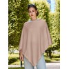 Lacretazhi Women'S Shawl Wraps Poncho Sweater Lightweight Knit Scarf With