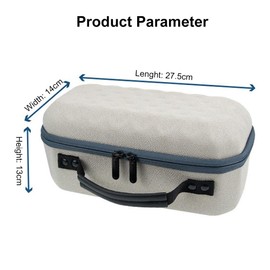 xinyee Travel Case Compatible with Thestyle Projector EVA Hard Shell Portable Carrying Storage Bag for Projector and Accessories