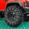 MORLORDY 4Pcs 1.3" Beadlock Wheels and Tires Set for SCX24