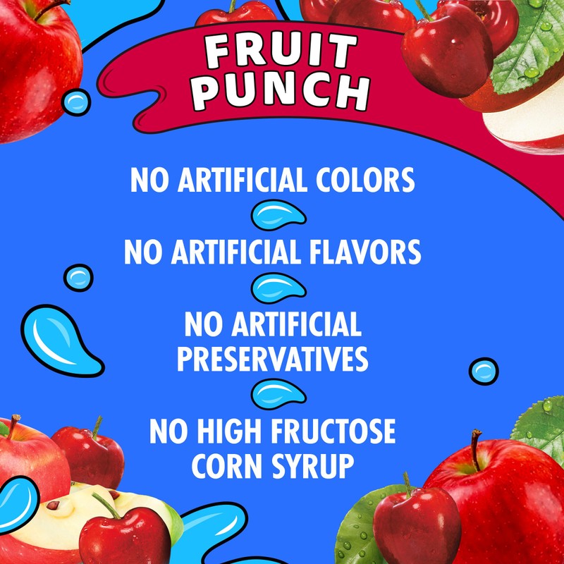 Capri Sun Fruit Punch Flavored 100% Juice Blend From Concentrate