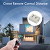 eMylo 10A AC 220V-230V-240V 1000W 2 Channel Smart Wireless Remote