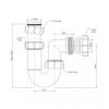 McAlpine ASC10 11/2 inch x 75mm Water Seal Adjustable Inlet