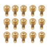 50Pcs Flat Knurled Thumb Screw Wring Round Head Pure Copper