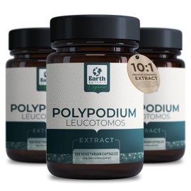Earth BOTANIC Organic Polypodium Leucotomos Extract 10:1, 120 Veg Capsules - Supports Natural Healthy Skin Care- Antioxidant- Natural Skin Tone- Vegetarian, Non- GMO 4 Month Supply