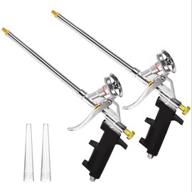 2X PU Spray Foam Gun, sealant Foam Gun, Spray Foam Distribution Gun, Spray Thermal Insulation Expansion Foam Gun, Used to Fill The Gaps of Sealed Windows