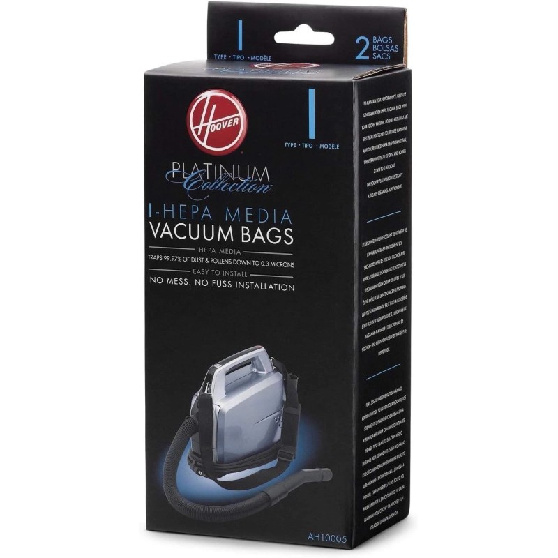 For Hoover Hoover Type I HEPA Bag (4-Pack), AH10005