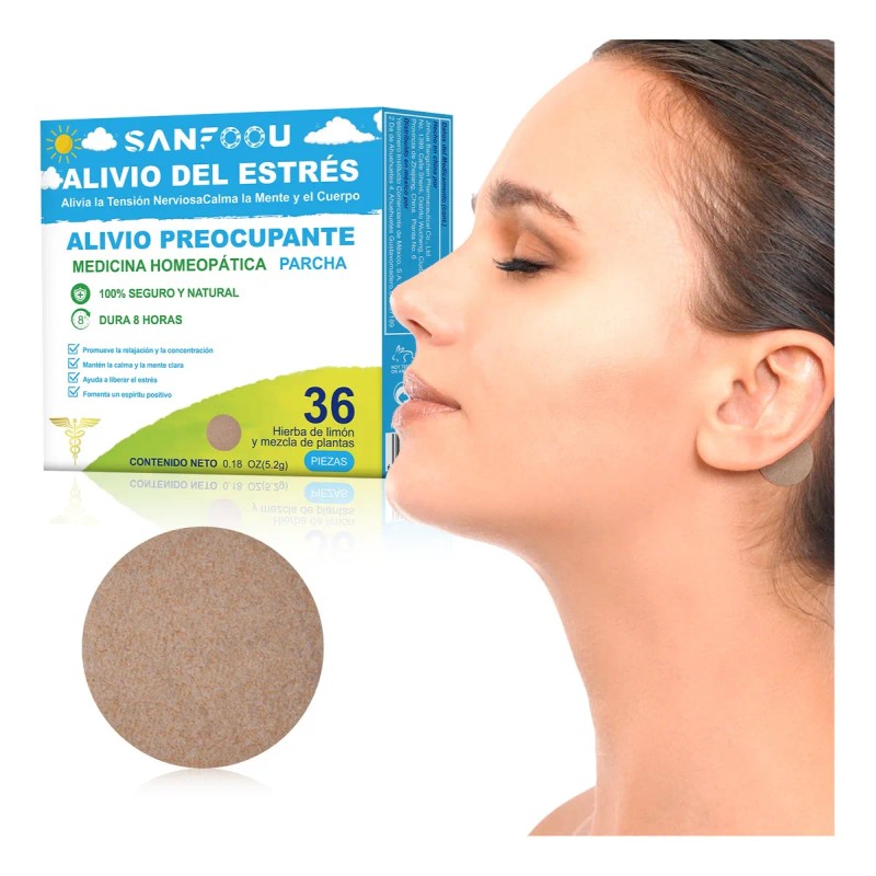 Parches Relajantes para Ayudar A Aliviar La Irritabilidad 36pcs