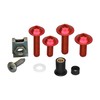 210Pcs Motorcycle Universal Fairing Bolt Kits, Aluminum Alloy M5 M6