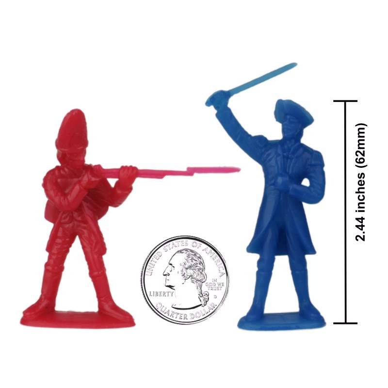 BMC Revolutionary War Plastic Army Men Battle of Yorktown AWI
