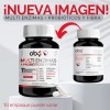 Oby Multi Enzimas Digestivas Probioticos, Glutatin, Fibra Vegano Digestion Digestive