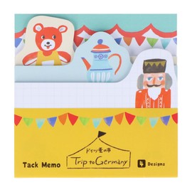 Sunstar Stationery S2840952 Sticky Notes, Die Cut Block, German TRIP, Flea Market