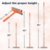 Professional Window Squeegee,2 in 1 Squeegee Window Cleaner with Long