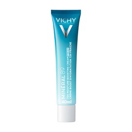 Vichy Minéral 89, 72 Hour Moisture Boosting Cream Fresh, With Pure Hyaluronic Acid and Minerals, OSMOSKIN Technology, Lightweight Formula, All Skin Types, Hypoallergenic, 40ml Tube