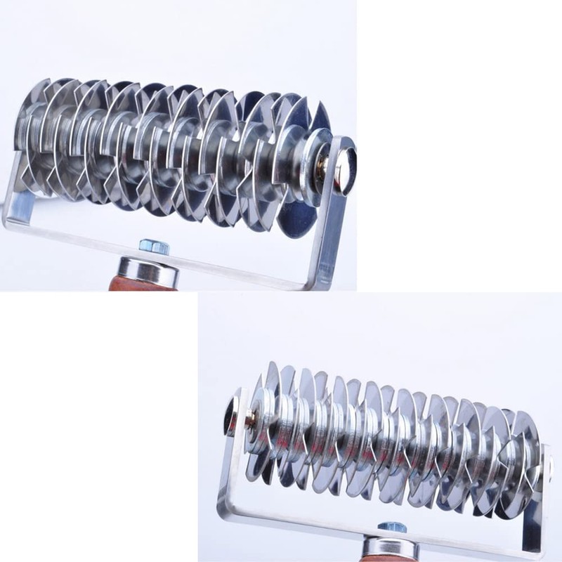 Stainless Steel Lattice Roller Cutter Pizza Bread Pastry Lattice Roller