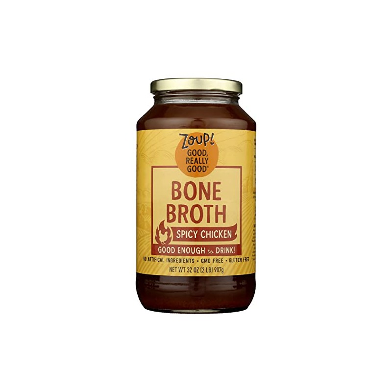 Zoup Good Really Spicy Chicken Bone Broth, Gluten Free, Non